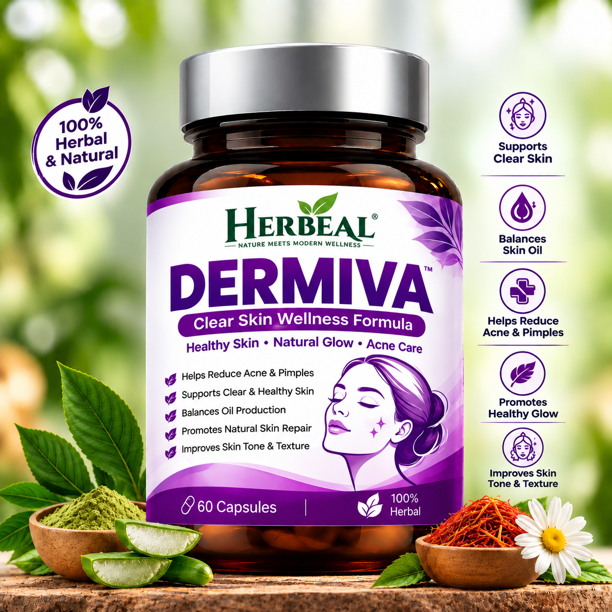 DERMIVA — HERVEAL — Herbal Wellness — HERVEAL