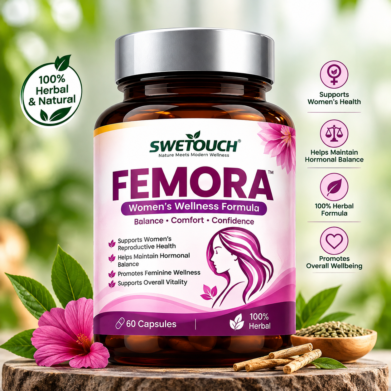 FEMORA — HERVEAL — Herbal Wellness — HERVEAL