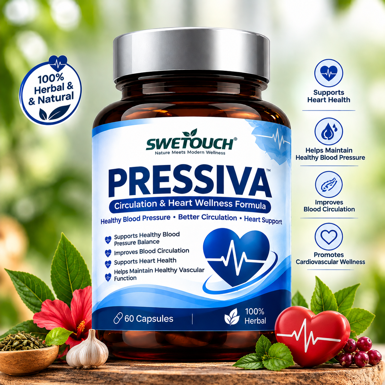 PRESSIVA™ — HERVEAL — Herbal Wellness — HERVEAL