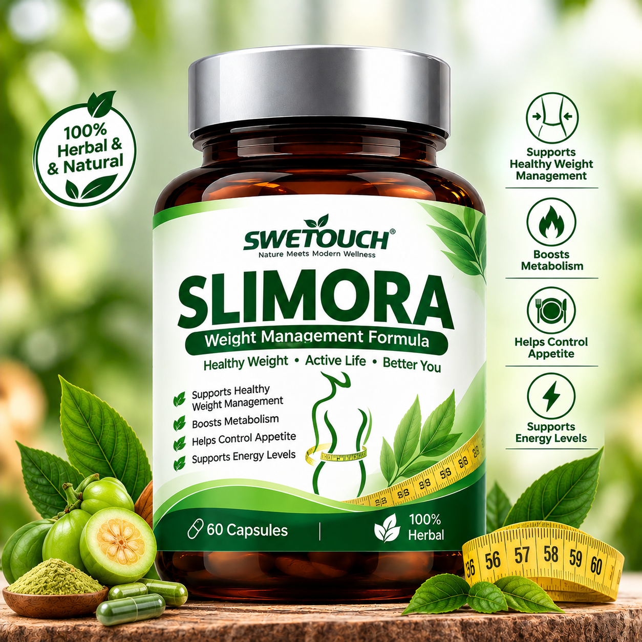 SLIMORA™ — HERVEAL — Herbal Wellness — HERVEAL