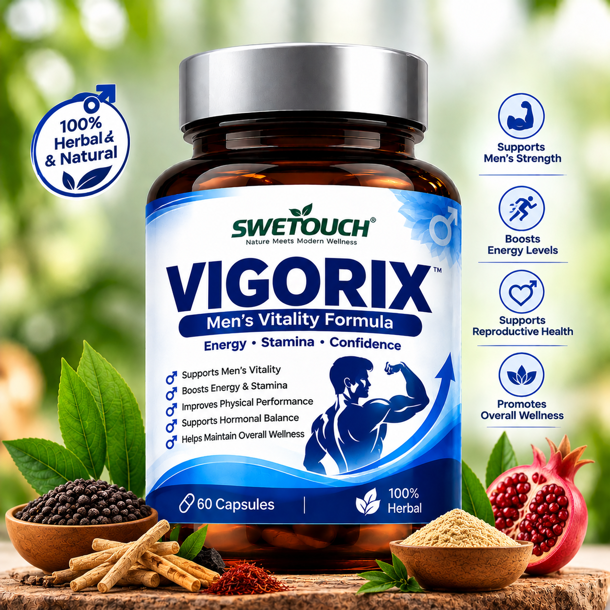 VIGORIX™ — HERVEAL — Herbal Wellness — HERVEAL